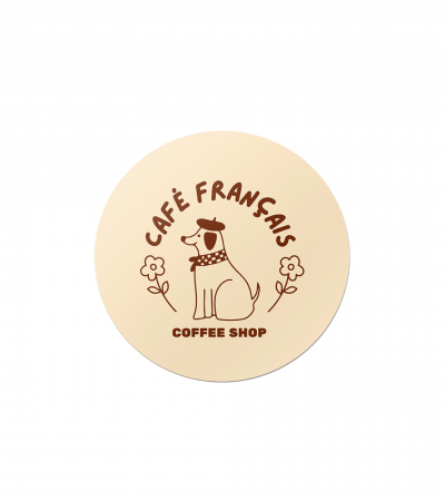 不干胶贴纸定制 打包盒/奶茶杯/烘焙 标签贴纸 logo定制 二维码封口条 - 5cm圆形/单张散装/500/亮光防水不干胶