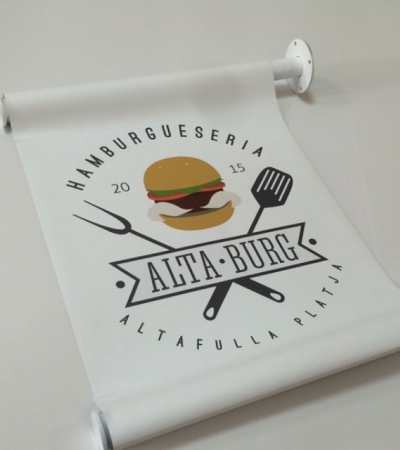 不发光 - 加厚油布横幅 - 悬挂式 - 40x40cm/白色/6-8工作日