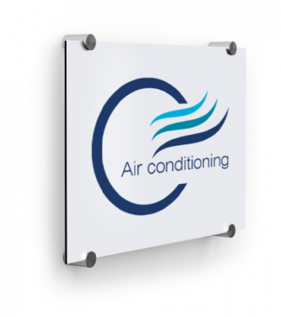 不发光 - 铝板 - 35x25cm/直角/5mm/四角打孔/标准垫片/8-10工作日