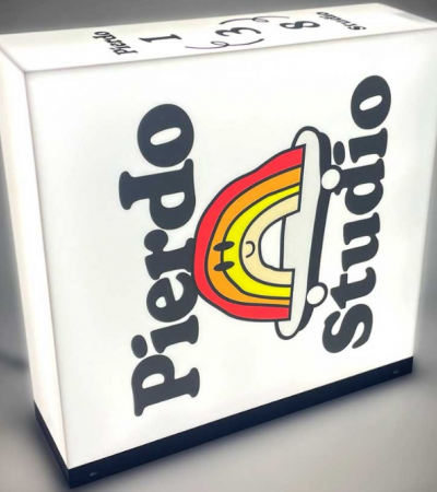 方形亚克力通体发光侧招-3面印刷 - 40x40cm/15cm/12-14 工作日