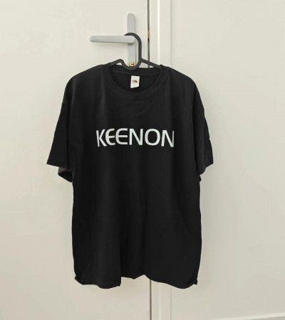 短袖T恤餐饮工作服定制 - 黑色/S/胸口10x10cm印刷/10件单价